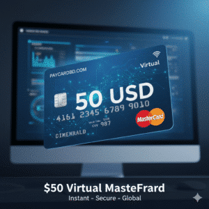 Buy $50 Virtual MasterCard Online from PaycardBD for secure online shopping