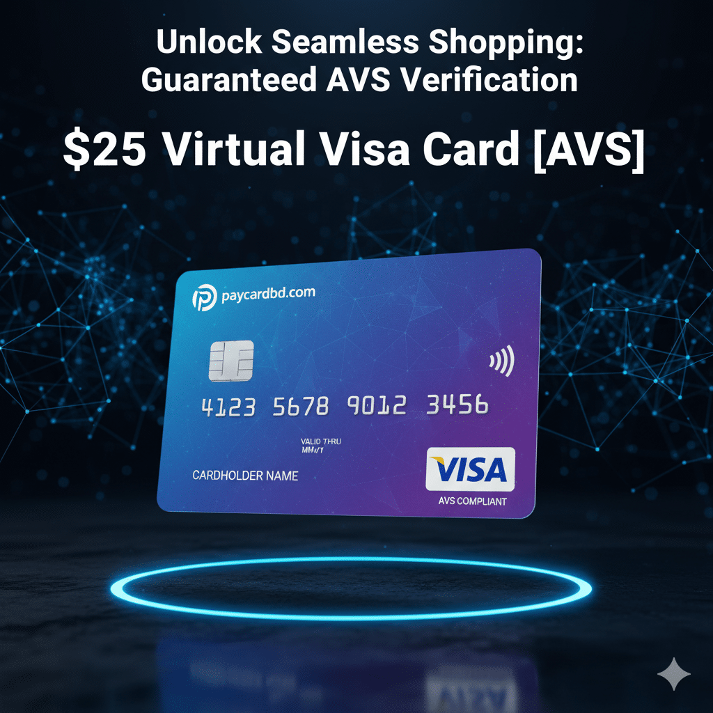 $25 Virtual Visa Card [AVS